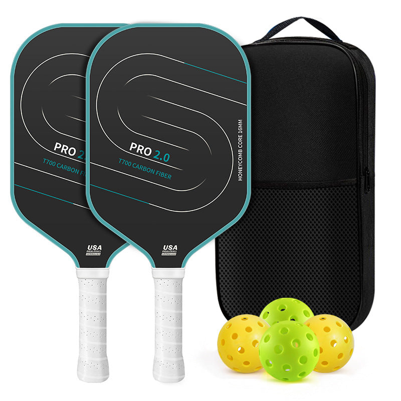 Premium T700 Carbon Fiber Pickleball Paddle Set – Lightweight Honeycomb Core, Gradient Macaron Collection