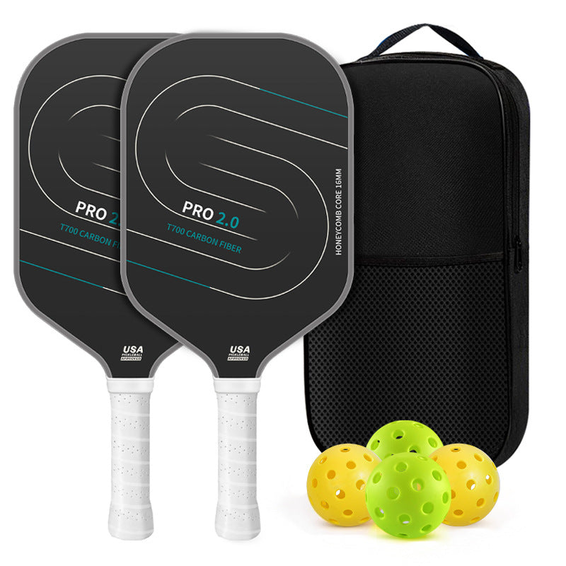Premium T700 Carbon Fiber Pickleball Paddle Set – Lightweight Honeycomb Core, Gradient Macaron Collection