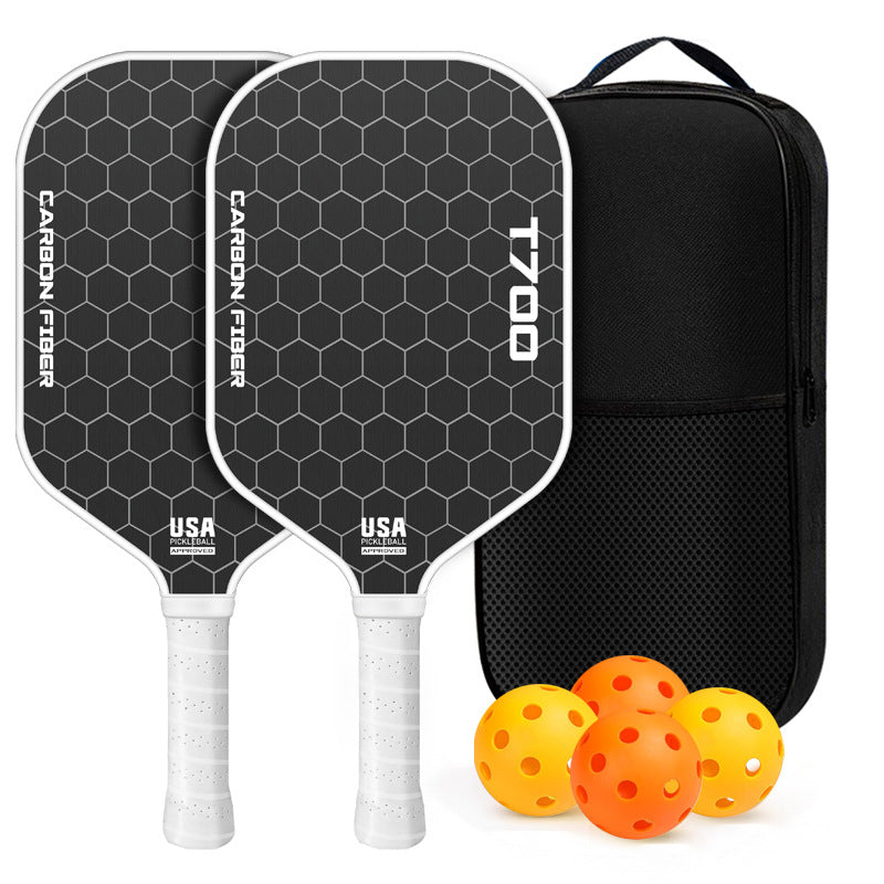Premium T700 Carbon Fiber Pickleball Paddle Set – Lightweight Honeycomb Core, Gradient Macaron Collection
