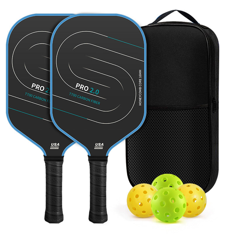 Premium T700 Carbon Fiber Pickleball Paddle Set – Lightweight Honeycomb Core, Gradient Macaron Collection