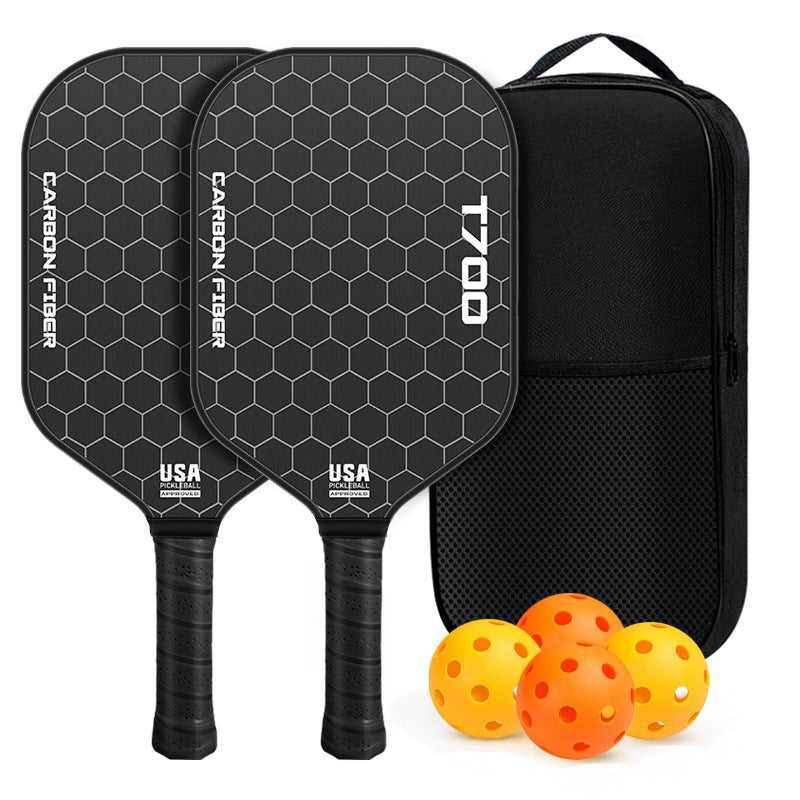 Premium T700 Carbon Fiber Pickleball Paddle Set – Lightweight Honeycomb Core, Gradient Macaron Collection